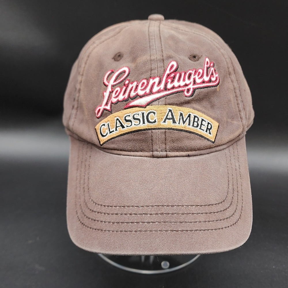 Leinenkugel OSFA Brown Classic Amber Beer Brewery Hat Dad Cap Gorpcore Workwear